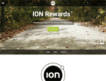 Tablet Screenshot of ionrewards.com